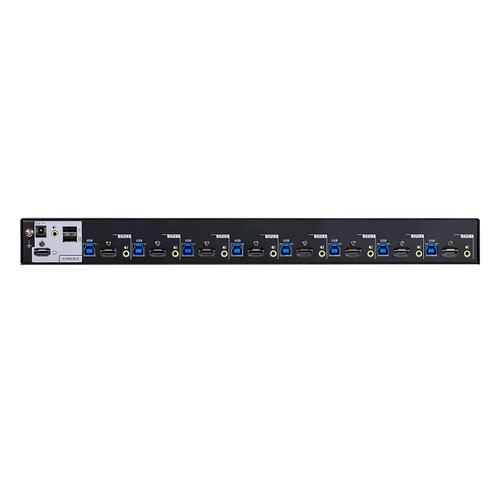 Aten CS18208 8 Port USB 3.0 8 Port HDMI Kabin Montaj Kiti �r�n ile birlikte gelir 8-Port USB 3.0 4K HDMI KVM Switch