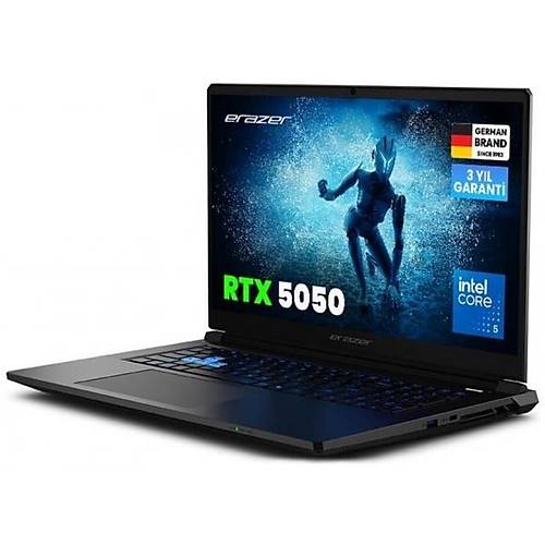 Erazer Scout 17 E1 MD600006 Ultra 5 210H 1.6Ghz 16GB 1TB 8GB RTX5050 17 144Hz FreeDos Notebook Bilgisayar