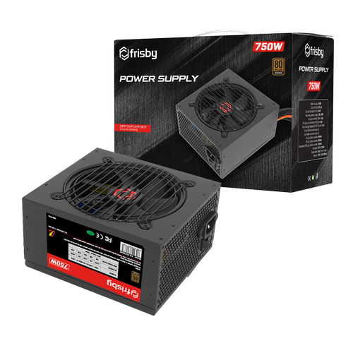 Frisby FR-PS7580P 750W 80 Plus Bronze 12cm Fanl Power Supply