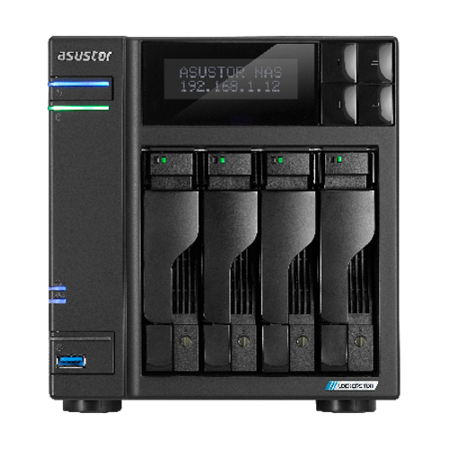 Asustor AS6704T V2 Celeron N5105 4Gb DDR4 4 x HDD 2x5Gbit Lan A� Depolama NAS Cihaz�
