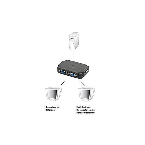 Digitus DS-42120-1 4 Port VGA 1920x1080P 350Mhz VGA G�r�nt� �oklay�c� Spliter