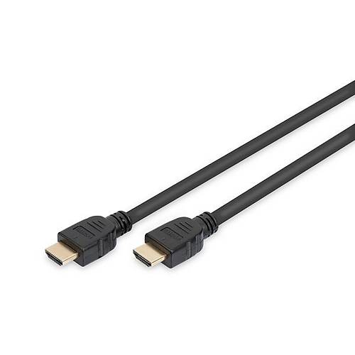 Digitus AK-330124-050-S 5 Mt HDMI to HDMI Erkek-Erkek v2.1 8K 4230p Ağ Bağlantılı Altın Uçlu Kablo