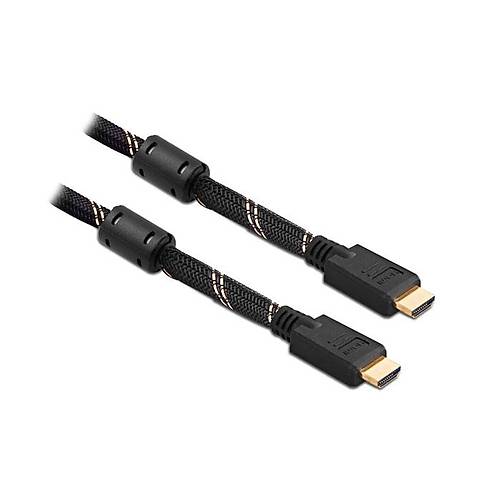 S-link SLX-2760 60 Mt HDMI to HDMI Erkek-Erkek v1.4 3D ift Filtre ipsetli Koruma Klfl Grnt Kablosu