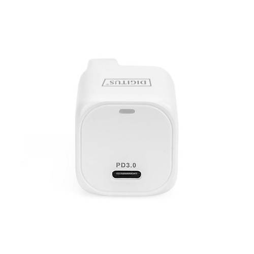Digitus DA-10060 20W USB Type C mini Charging PD 3.0 Beyaz arj Adaptr