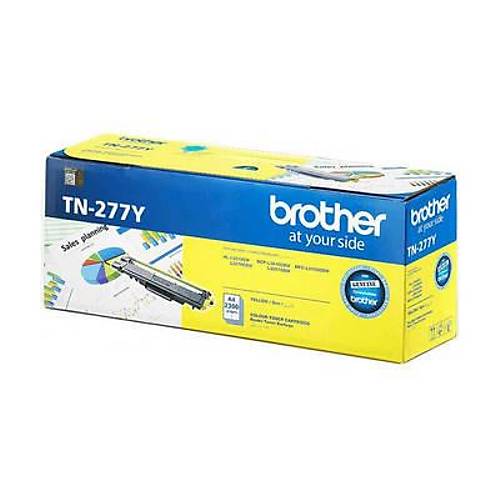 Brother TN-277Y 2.300 Sayfal�k Sar� Orijinal Lazer Toner