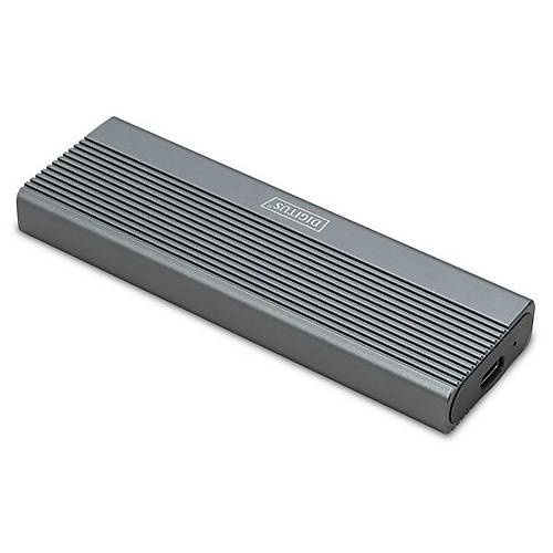 Digitus DA-71156 USB Type C 3.1 Gen2 10 Gbps NVMe SATA SSD Al�m�nyum Harici Harddisk Kutusu