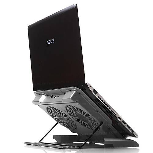 Tx TXACNBERGDUO 11-17 inch Ergoduo 2x14cm Fan 5X Ykseklik Ayarl 2xUSB Notebook Stand
