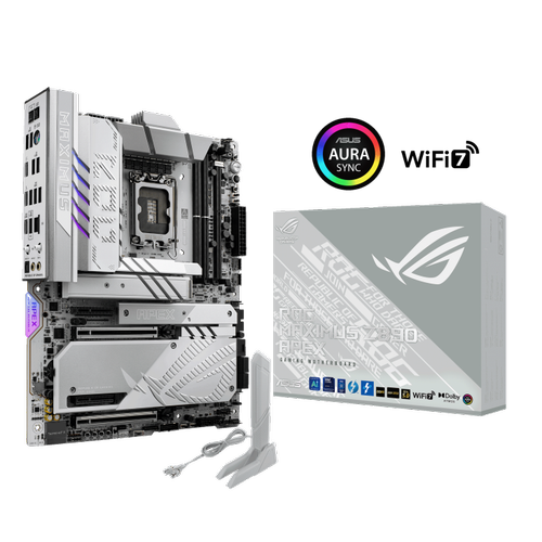 Asus ROG MAXIMUS Z890 APEX Sc-1851 Z890 DDR5 9000Mhz 6xM2 WIFI7 5GBit LAN ATX INTEL Anakart