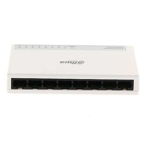 Dahua PFS3008-8ET-L 8 Port 10/100Mbs Plastik Kasa Masast Ethernet Switch