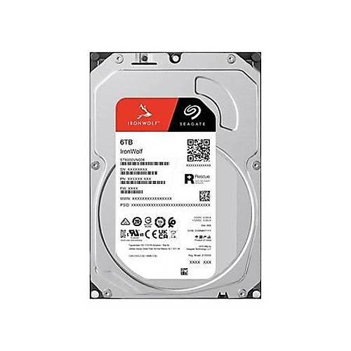 Seagate ST6000VN006 6 TB Ironwolf 5400Rpm 256MB SATA3 3.5inch THAL NAS Harddisk