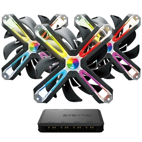 Zalman ZM-SF120A3 12cm RGB  Fanl� 3 l� Paket Kasa Fan�