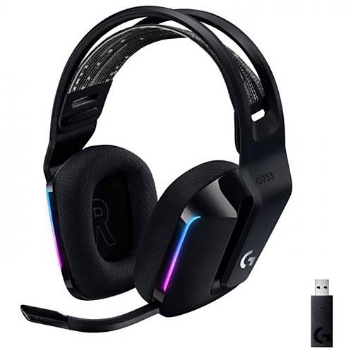Logitech 981-000864 G G733 Lightspeed Kafabantl RGB Kablosuz Mikrofonlu Kulkalk