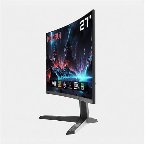 Koorui 27E6CA 27 inch 1920x1080 1ms 180Hz HDMI DP Curved Oyuncu Monitr