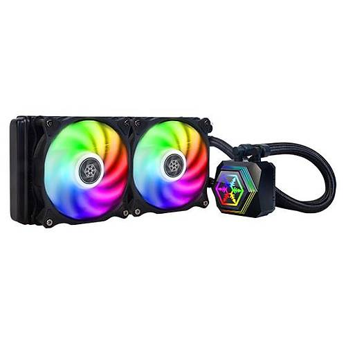 SilverStone SST-PF240-ARGB-V2 PF240 2x12cm ARGB Fanl AMD-INTEL 1700-AM5 Sv Soutmal lemci fan