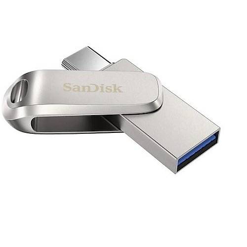 Sandisk SDDDC4-064G-G46 64 GB Dula USB 3.1 Gen - Type C Drive Luxe USB Flash Bellek
