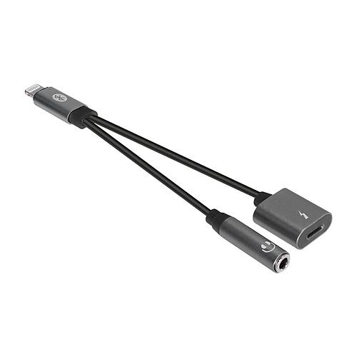S-Link SL-TA40M Lightning to 2 in 1 Bluetooth Metal Gvde arj Kulaklk evirici Adaptr