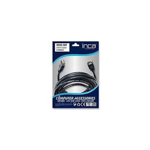 Inca IMHD-50T 5 Mt HDMI to HDMI 4K v1.4 3D Altn Ulu Grnt Kablosu