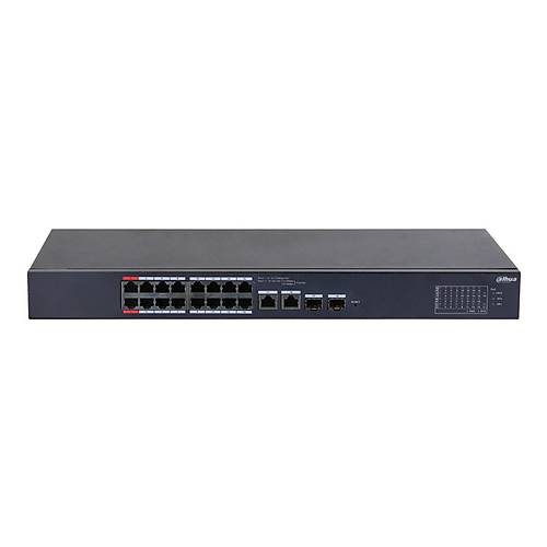 Dahua CS4218-16ET-190 16 Port Gigabit PoE 2 Port Gigabit Uplink 2 Port SFP 190W Cloud Ynetilebilir Switch