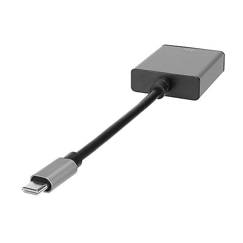 Hytech HY-USBC53 Usb Type C to VGA 1080P Metal USB Ekran Kart Adaptr