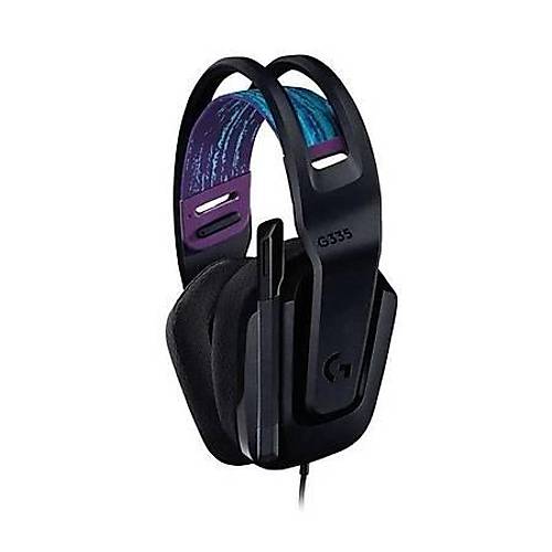 Logitech 981-000978 G335 Wired Kablolu Gaming Headset Siyah Kablolu Mikrofonlu Kulakl�k