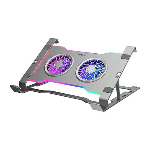 Addison AD-RC33 10 - 17 inch 2 Fanl� 7 Kademeli 10 RGB Modlu Notebook So�utucu