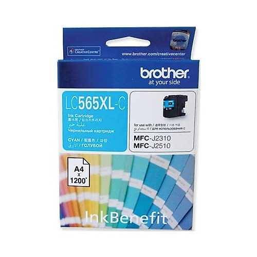 Brother LC565XLC 1.200 Sayfal�k Mavi Orijinal Kartu�