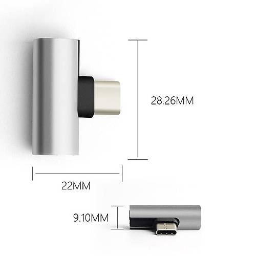 Codegen CDG-CNV79 USB Type C 3.5mm Stereo D�n��t�r�c� �oklay�c� Siyah Adapt�r