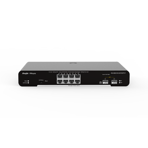 Ruijie RG-NBS3100-8GT2SFP-P 8 Port Gigabit PoE 2 Port SFP 125W Ynetilebilir PoE Switch