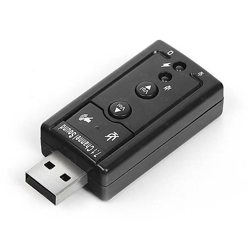 Tx TXACUSC72 7.1 Stereo Ses Efektli USB 2.0 Windows MAC Uyumlu Ses Kartı