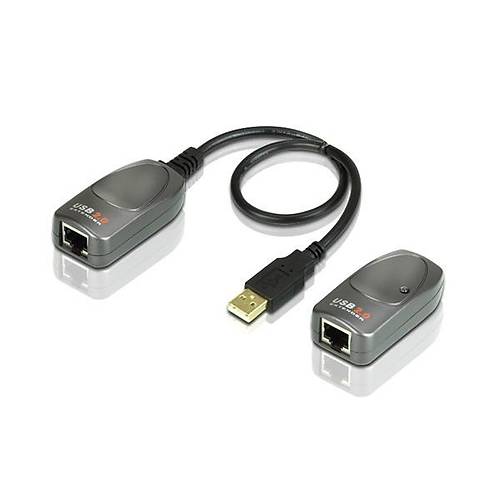 Aten UCE260 60 Mt USB 2.0 to CAT Erkek-Dişi USB 2.0 Mesafa Uzatma Adaptörü