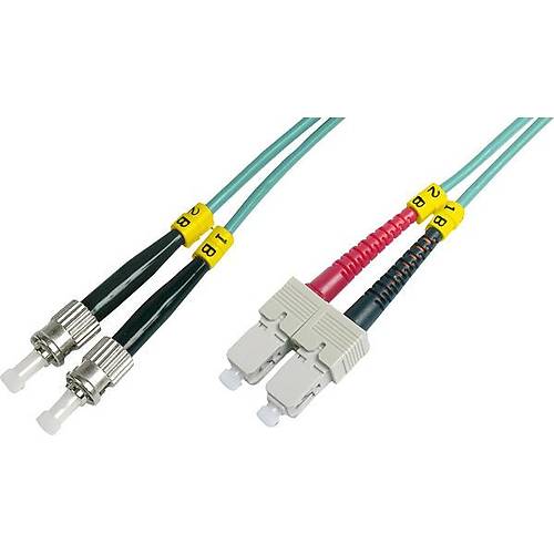 Beek BC-FO-5STSC-15/3 15 Mt ST-SC 50/125 Multimode Duplex OM3 LSZH Fiber Optik Patch Cord Kablo