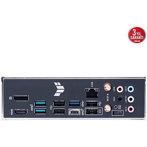 Asus TUF GAMING B650M-PLUS WIFI Sc-AM5 B650 DDR5 6400Mhz 2xM2 2.5Gbit AURA RGB Wi-Fi AMD Anakart
