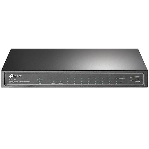 Tp-Link TL-SG1210P 8 Port Gigabit 8 Port PoE+ 1 Port SFP 78W PoE Switch
