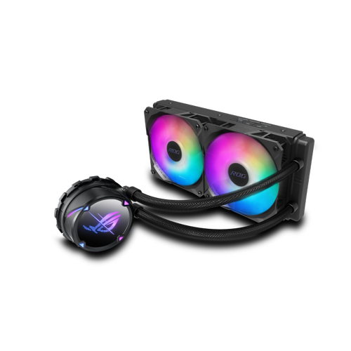 Asus ROG STRIX LC II 240 ARGB AURA SYNC 2x12cm RGB Adreslenebilir Beyaz V3 S�v� So�utma Sistemi