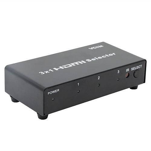 Vcom DD433 HDMI to HDMI 3 Port Giri 1 Port k v1.4 3D HDMI Grnt oklayc