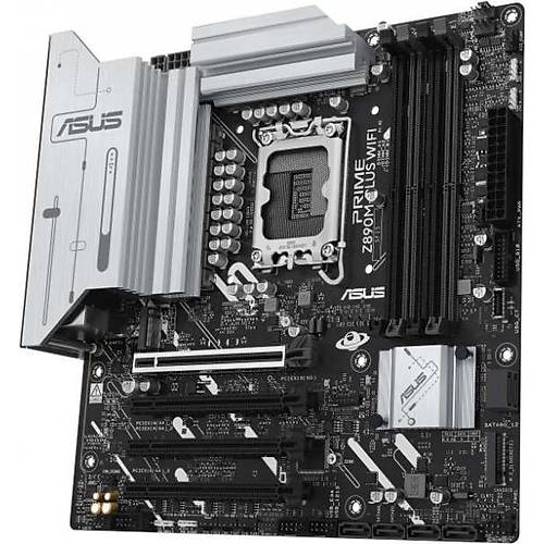 Asus PRIME Z890M-PLUS WIFI Sc-1851 X890 DDR5 8000Mhz 3xM2 WIFI7 10Gbit 5Gbit Lan INTEL Anakart