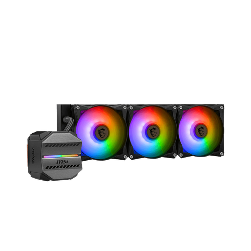Msi MAG CORELIQUID M360 3x12cm RGB Fanl AMD-INTEL Sv Soutmal lemci Fan