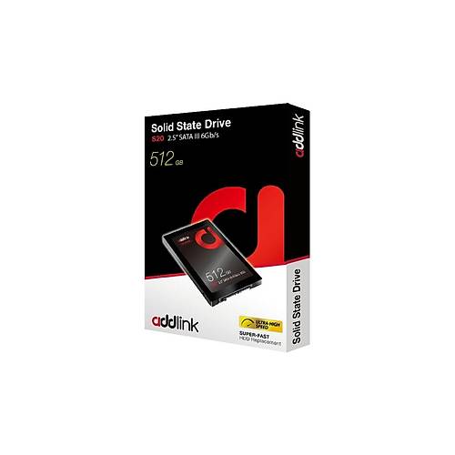 Addlink AD256GBS20S3S 256 GB 510-400Mb/s SATA3 2.5 inch SSD Harddisk
