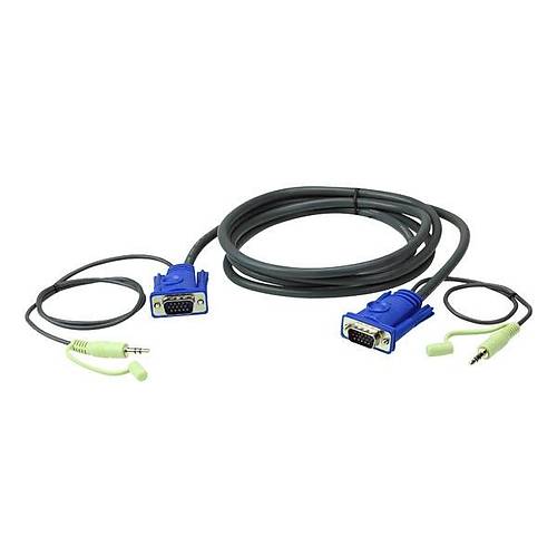 Aten 2L-2515A 15 Mt 3.5 stereo Ses Balantl VGA Kablosu