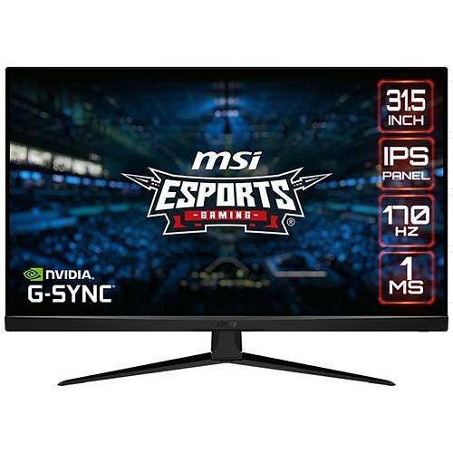 Msi G321Q 31.5 inch 2560x1440 1ms 170Hz HDMI DP Flat IPS Compatible G-SYNC Gaming Monitr