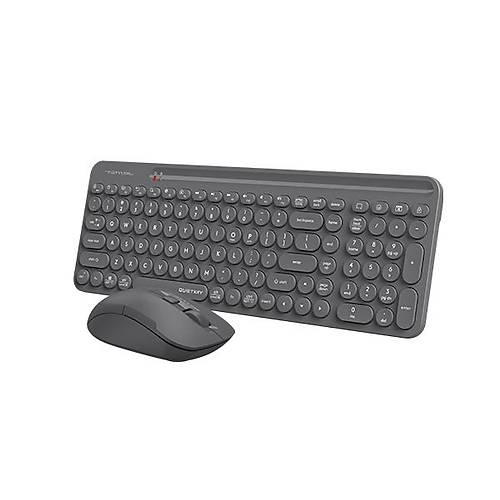 A4 Tech FG3300 Air 2 Q TR Sessiz Kablosuz Gri Klavye Mouse Set