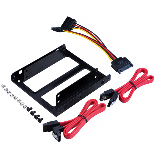 Akasa AK-HDA-11 2 x 2.5 inch to 3.5 inch Adapt�r + sata Kablo Seti