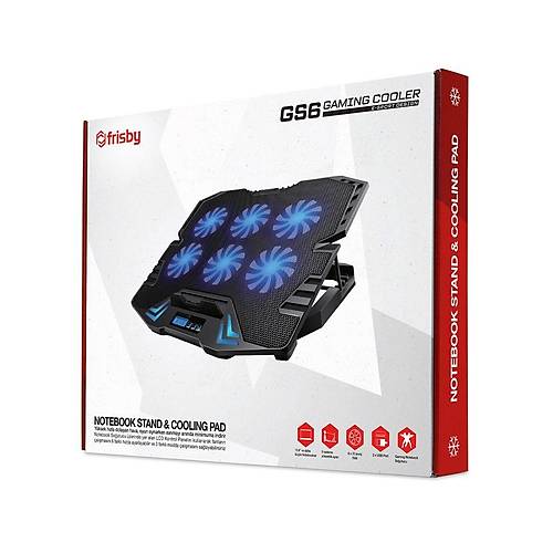 Frisby FNC-5235ST 10-15.6 inch 7x7 cm LED Fanl 2 Port USB 5 Kademeli Notebook Soutucusu