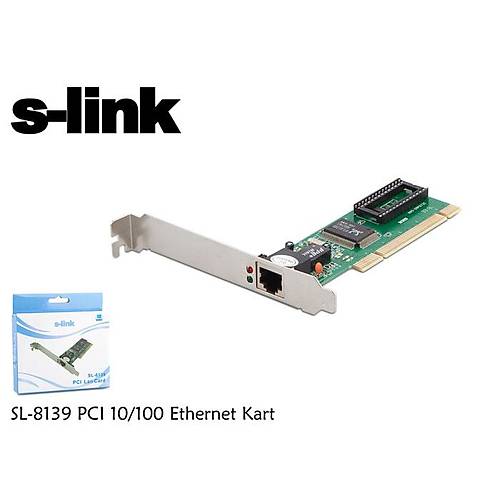 S-Link SL-8139 10/100 PCI Ethernet Kart