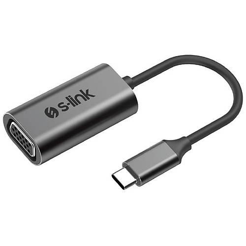 S-Link SW-U514 USB Type C to VGA USB Ekran Kart Adaptr