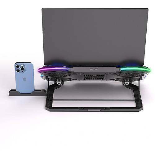 Frisby FNC-5270ST 10-17inch 4x10cm 1x8cm Fan 2 Usb 5 Kademeli LCD Kontoll� Notebook So�utucusu
