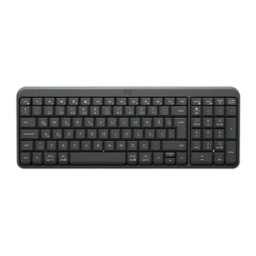 Logitech 920-013460 K250 Bluetooth Q TR Kompakt Grfit Kablosuz Klavye