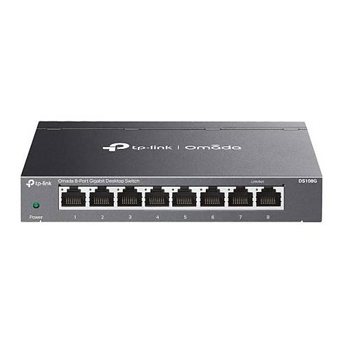 Tp-Link DS108G 8 Port Gigabit elik Kasa Masast Ethernet Switch