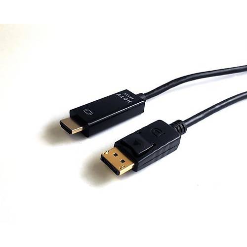 Beek BC-DSP-DP-HA-UHD-03-1 3 Mt DISPLAY PORT to HDMI Erkek-Erkek 4K 30Hz Gold Grnt Kablosu