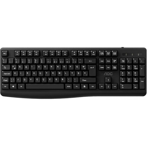 Aoc KB120B/62 Usb F TR Multimedia Siyah Kablolu Klavye